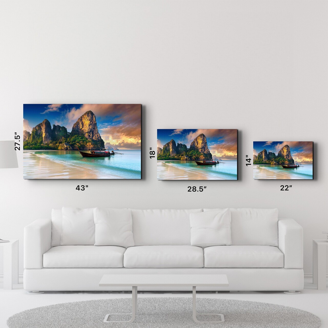 Tablou decorativ, SPR-1329, Dimensiune: 35 x 55 cm, Multicolor - view 6