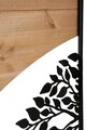 Decoratiune de perete 3 piese Arc, Mauro Ferretti, 105x70 cm, fier/MDF, negru/maro