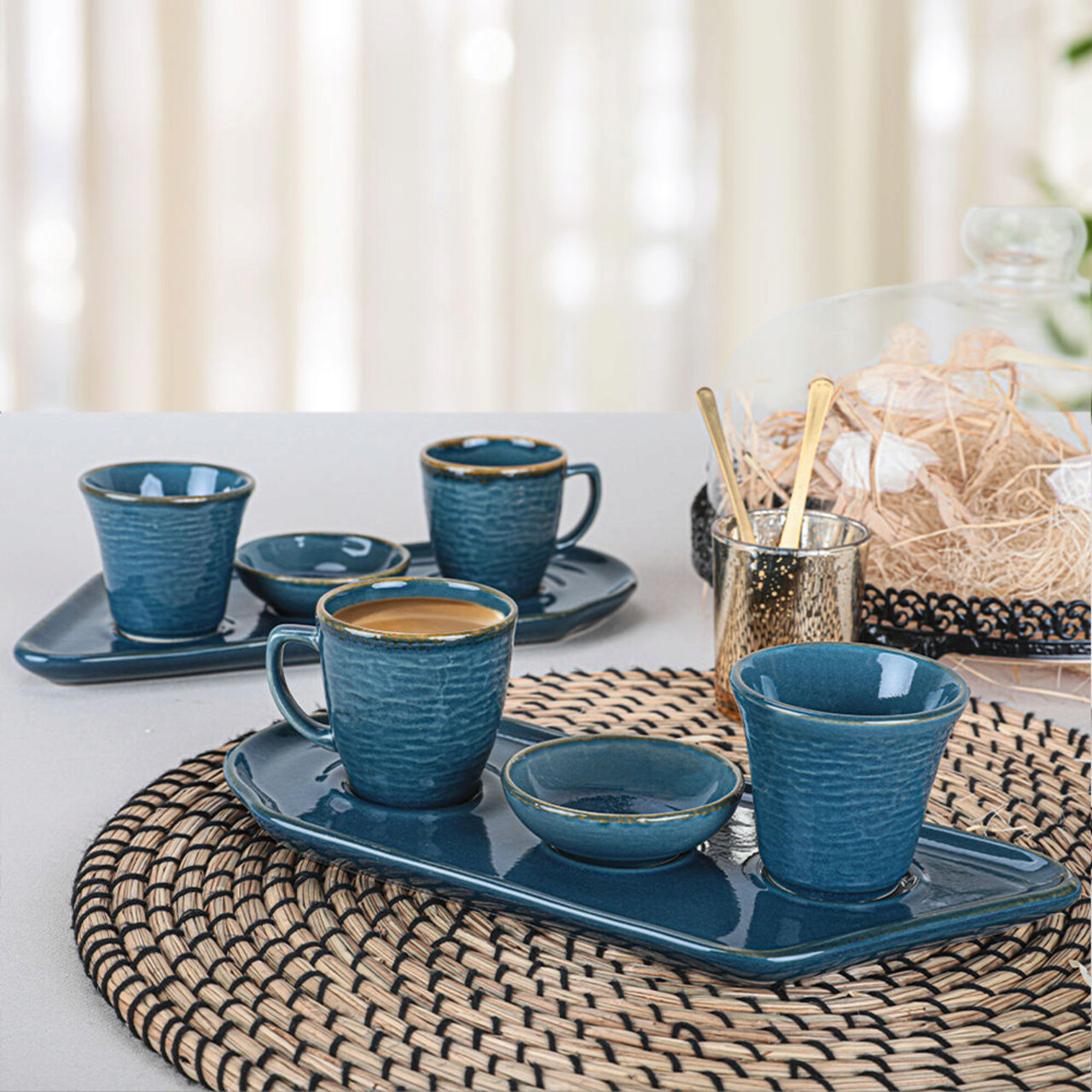 Set cesti de cafea, Keramika, 275KRM1436, Ceramica, Multicolor