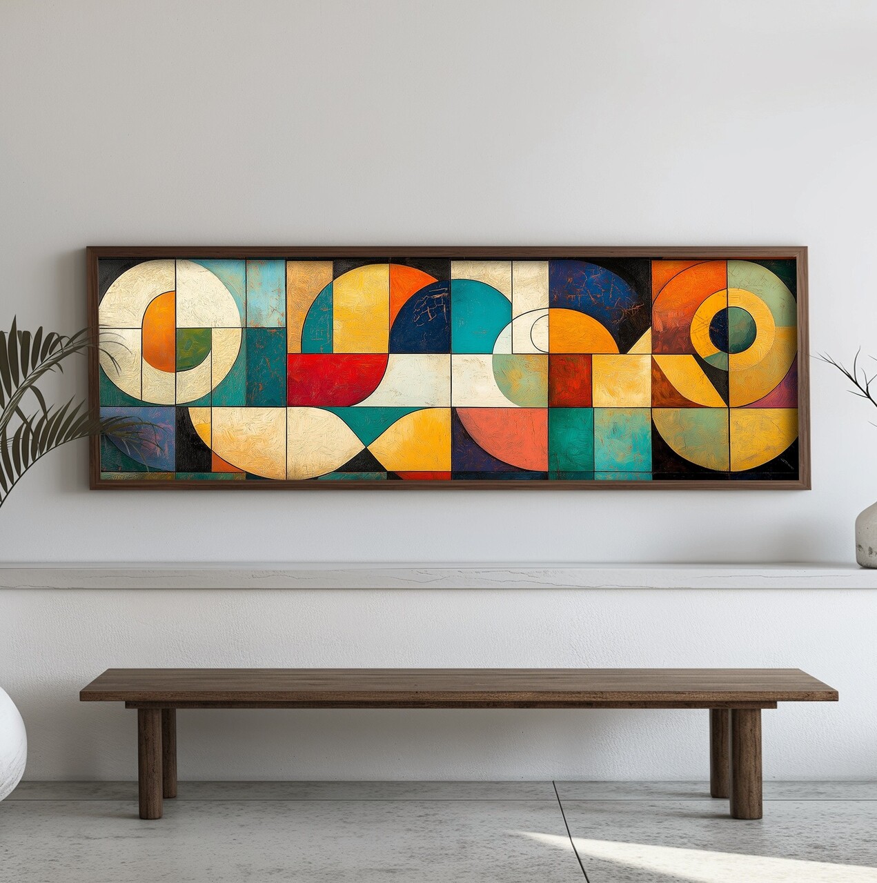 Tablou decorativ EMR042 Lemn Multicolor