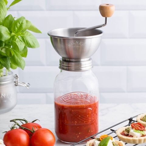 Presa pentru sosuri, Kilner, Sauce, 1L, sticla, transparent imagine noua 2022