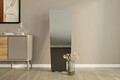 Oglinda decorativa, Siam, Vitros, 55x150x2.2 cm, MDF , Negru
