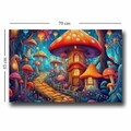 Tablou decorativ, 4570softc-003, Lemn, Multicolor