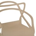 Scaun bar, Floyd, L.50 l.54 H.109, plastic, bej