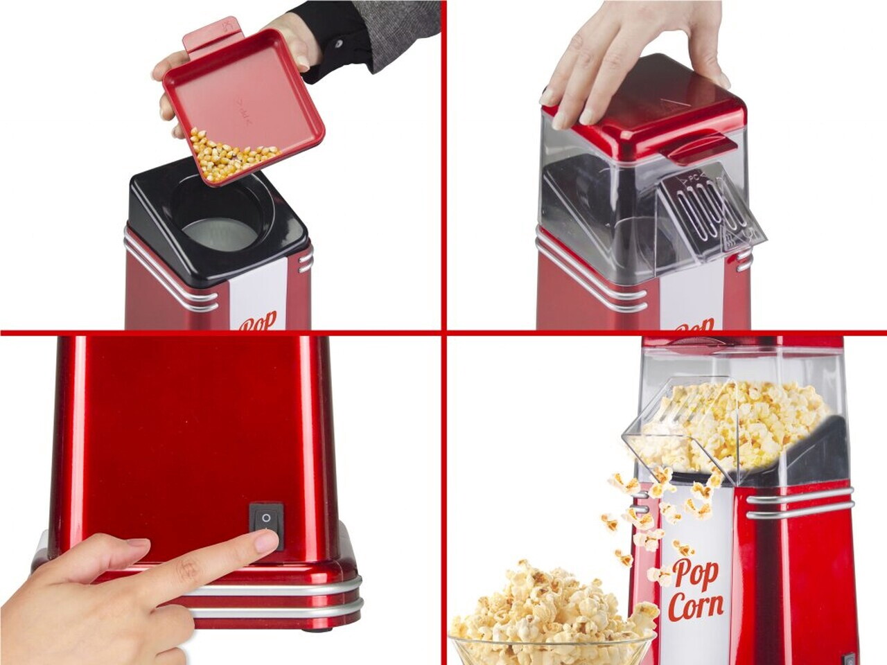 Aparat de facut popcorn 90.590Y, Beper, 1200 W,  28.5 x 22 x 17.6 cm - view 15