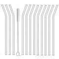 Set de paie de sticlă, Hermia, 264MDS1135, Diametrul gurii: 0,5 cm, Transparent