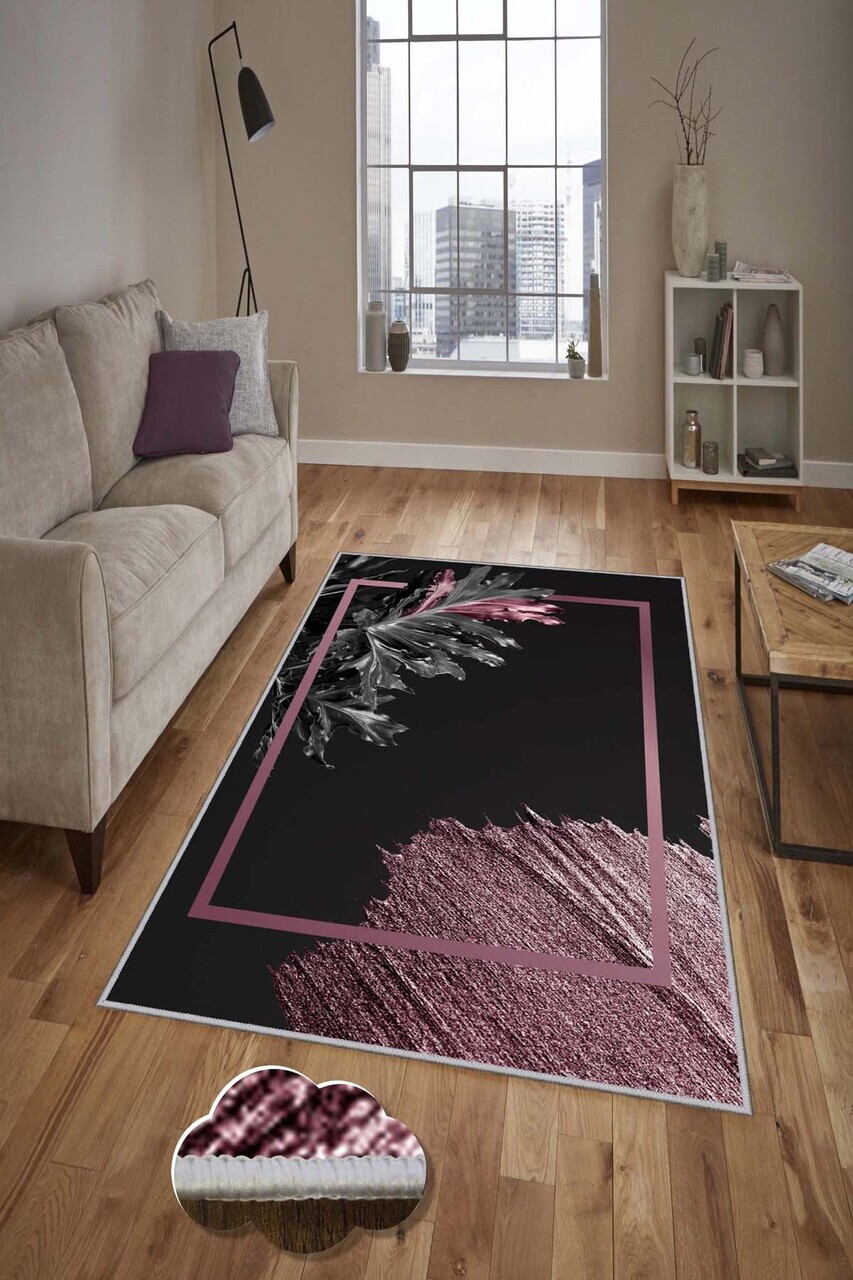 Covor Hmnt791 100x150 cm Poliester Multicolor