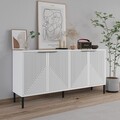 Consola, Odessa, Lurea, 150x75x36 cm, PAL, Alb
