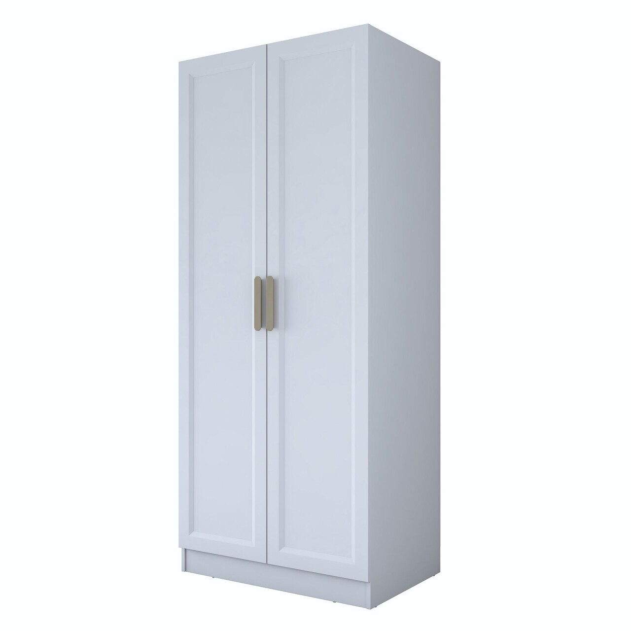 Dulap pentru haine, Hanah Home, BA202, 90x210x57.5 cm, PAL melaminat, Alb - view 9