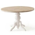 Masa, Fairfax, Albero06, Picioare: 100% LEMN DE FAG, Alb / Stejar