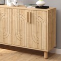 Consola, Odessa, Rodney, 120x73.6x29.6 cm, Stejar Safir