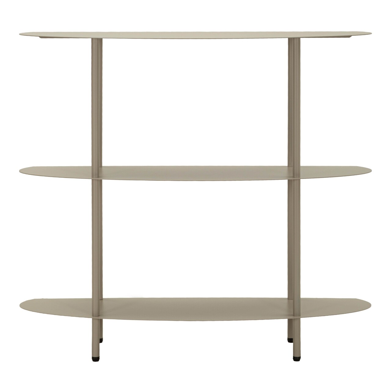 Consola, Mauro Ferretti, Saturn, 90x28x81 cm, metal, gri dove - imagine 6