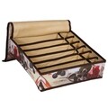 Organizator haine Fabulous, Creaciones Meng, compartimentat, cu fermoar, 33x30 cm