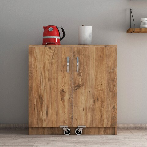 Dulap multifunctional, tanmob, erc0202, 90x92x38 cm, pal , maro