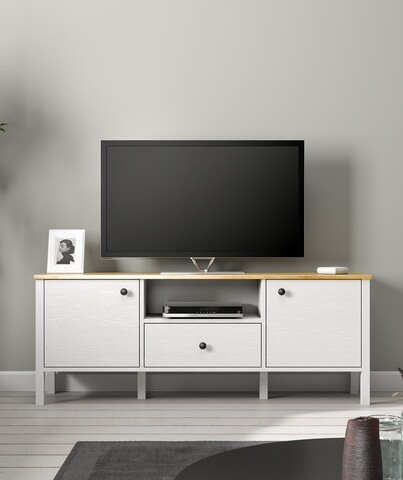 Comoda TV, Cordelia, FRN-20057, Maro/Alb