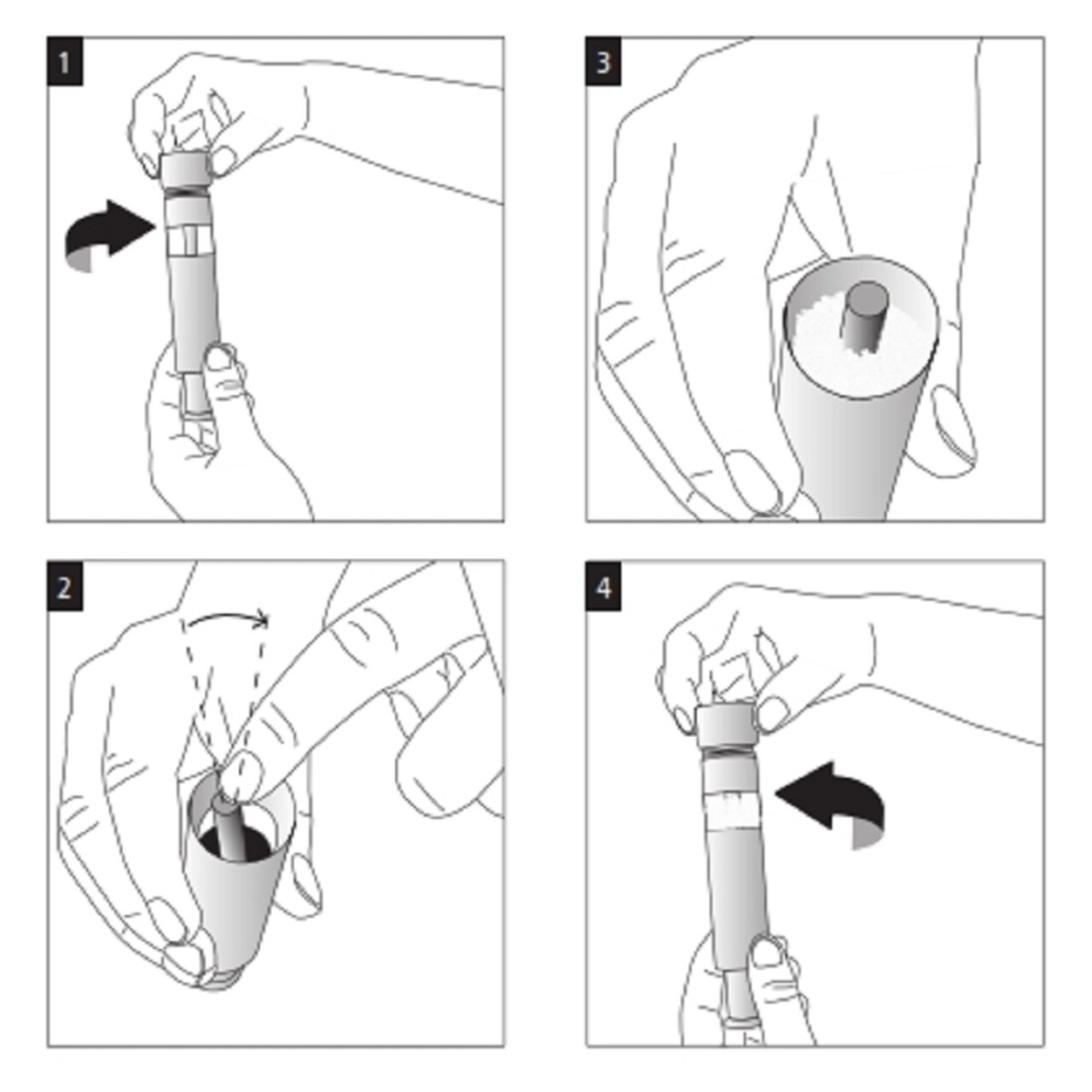 Set  2 rasnite sare si piper, Brabantia, Matt, 5.5x2.8x14 cm, inox, argintiu mat