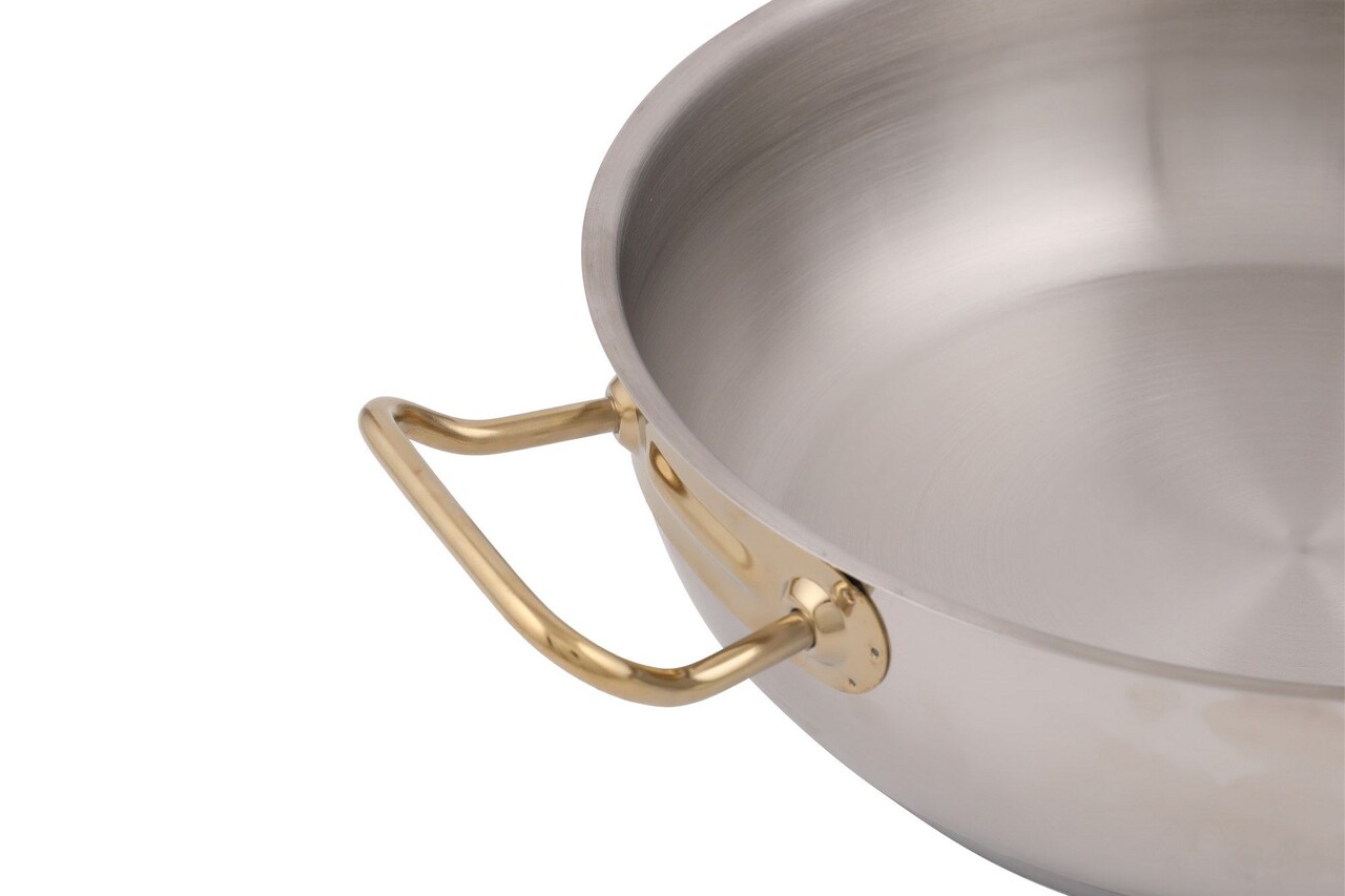 Set vase pentru gatit, Hermia, 960DYN1306, Capac (1 bucată), Argint / Aur - view 4