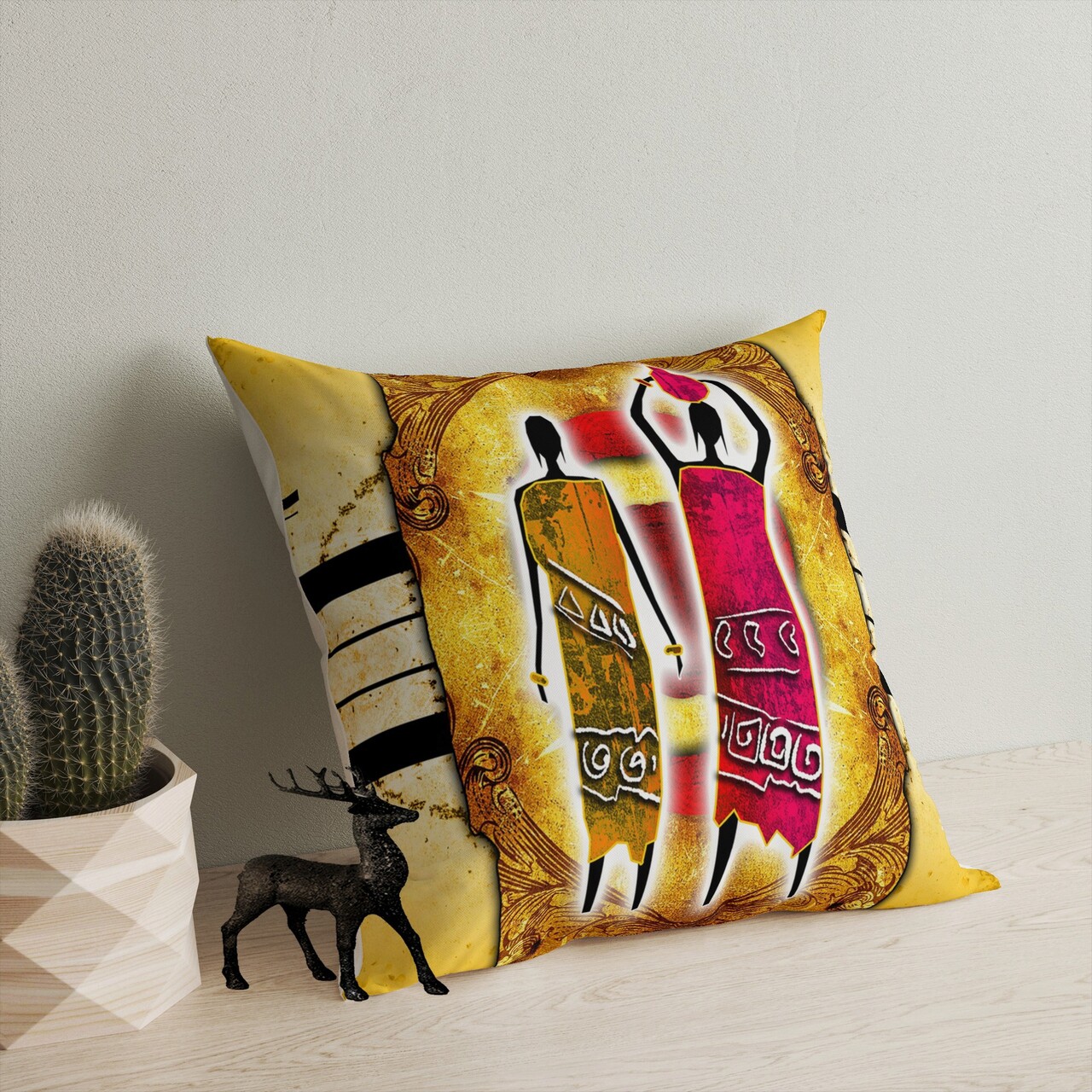 Perna, A11937, 43x43 cm, 50% bumbac / 50% poliester, Multicolor - 1 | YEO
