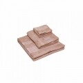 Set 3 prosoape de baie Tortilla, Bedora, 100% bumbac egiptean, 140 x 70 cm/50 x 90 cm/30 x 50 cm, maro
