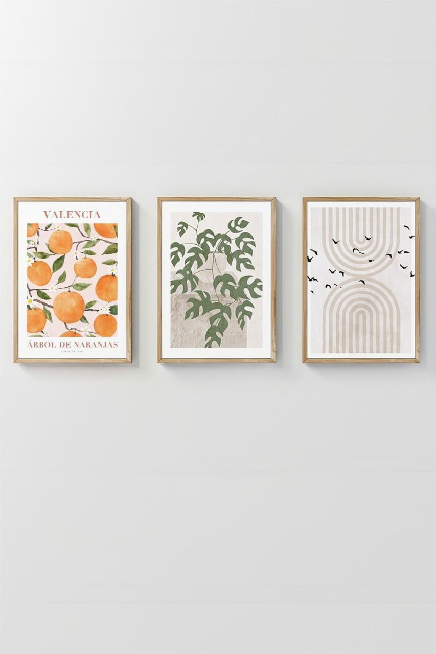 Set 3 tablouri decorative, Artcerceve2, MDF, Multicolor - view 2