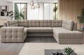 Coltar extensibil dreapta 5 locuri ELTAP, RT-18SO, Blewett, 299x198x82 cm, lemn/poliester, bej inchis