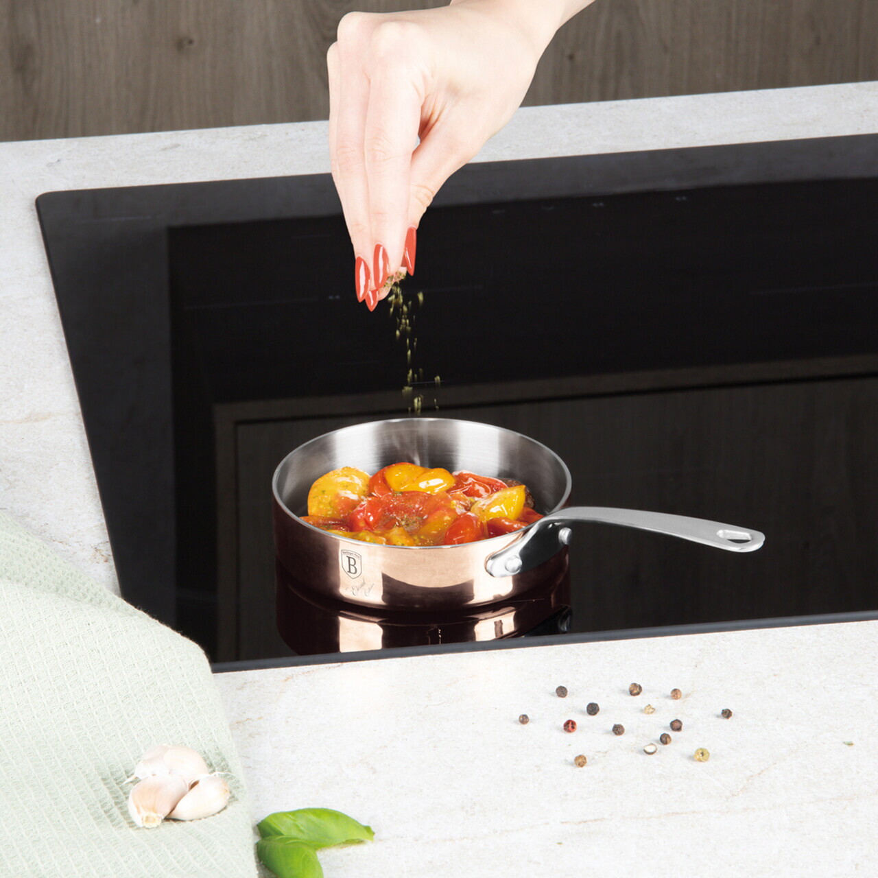 Tigaie Berlinger Haus, Copper Touch, 12 cm, inox, cupru - imagine 3