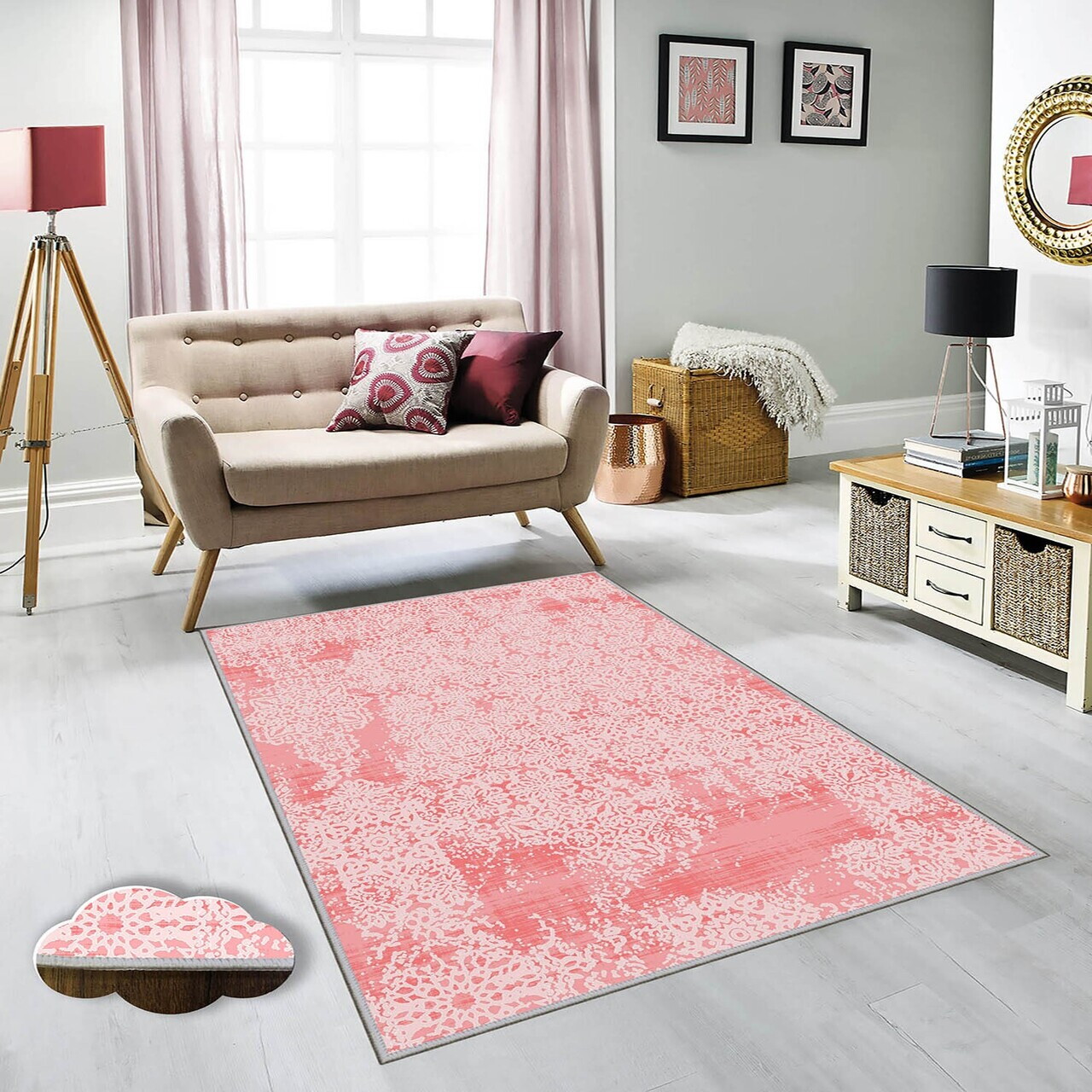 Covor, Eexfab1130-2, 140x220 cm, Poliester, Multicolor