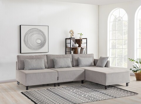 Coltar, Balcab Home, 825BLC2987, CADRU: LEMN DE FAG, Gri