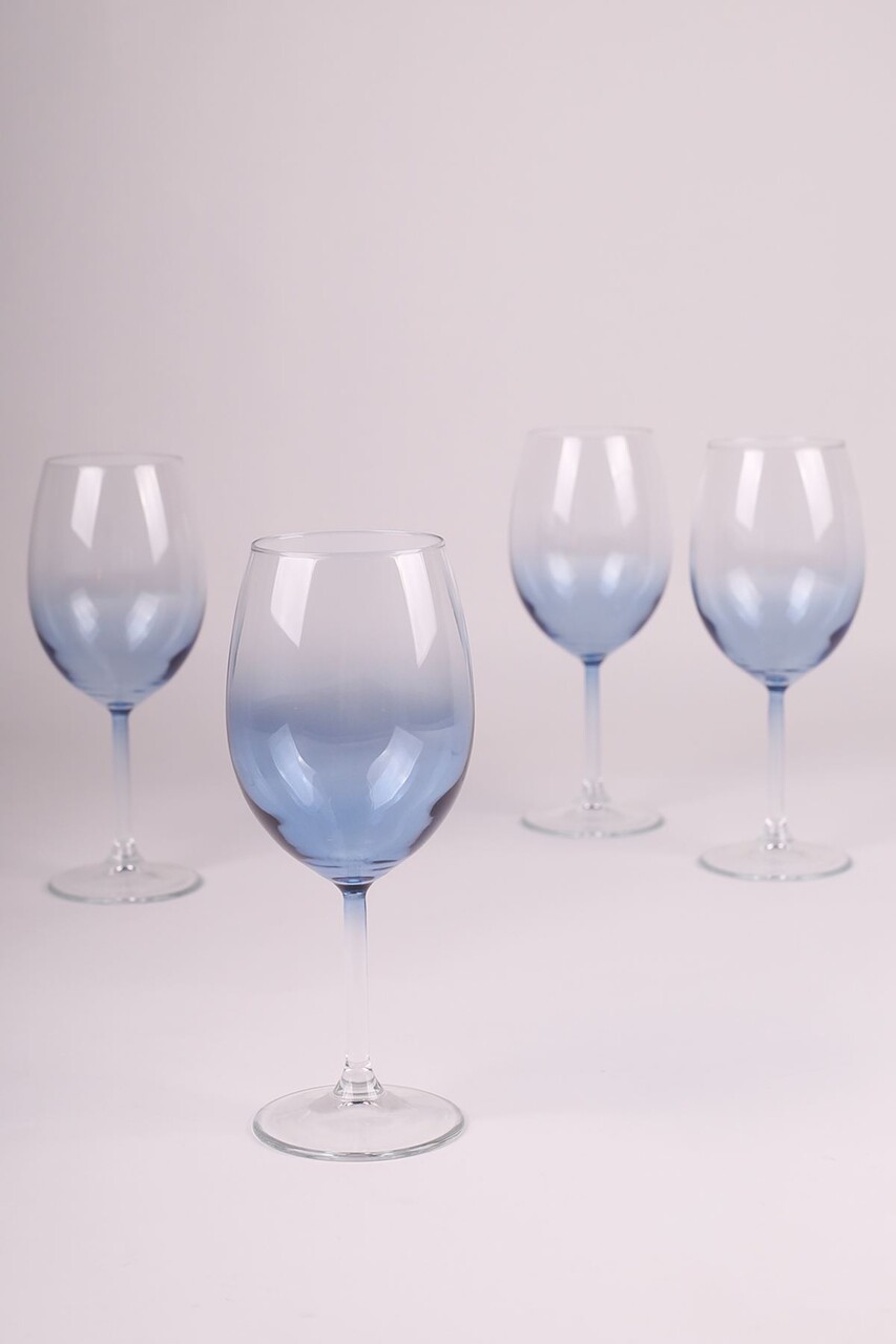 Set pahare de vin (4 piese), L'essentiel Maison, 127RKL1147, Albastru - view 5