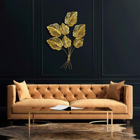 Decoratiune de perete, taliptra, metal, dimensiune: 115 x 107 cm, multicolor