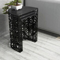 Set masute 3 piese, Hommy Craft, Stil, Negru