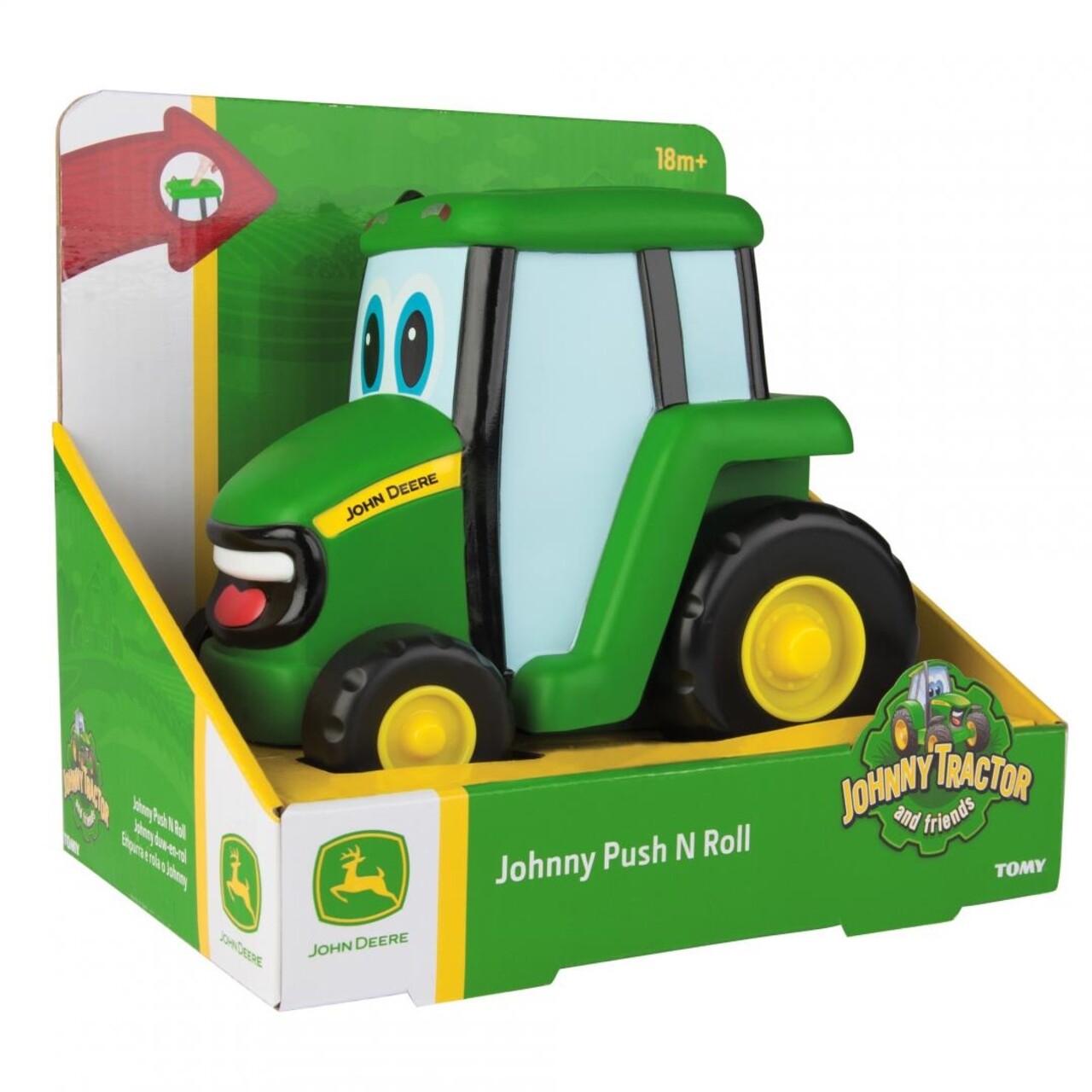 Tractoras Cu Buton Johnny, John Deere, Verde