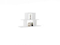 Raft de perete, Puqa Design, Nell, 80x44.6x19.6 cm, PAL, Alb