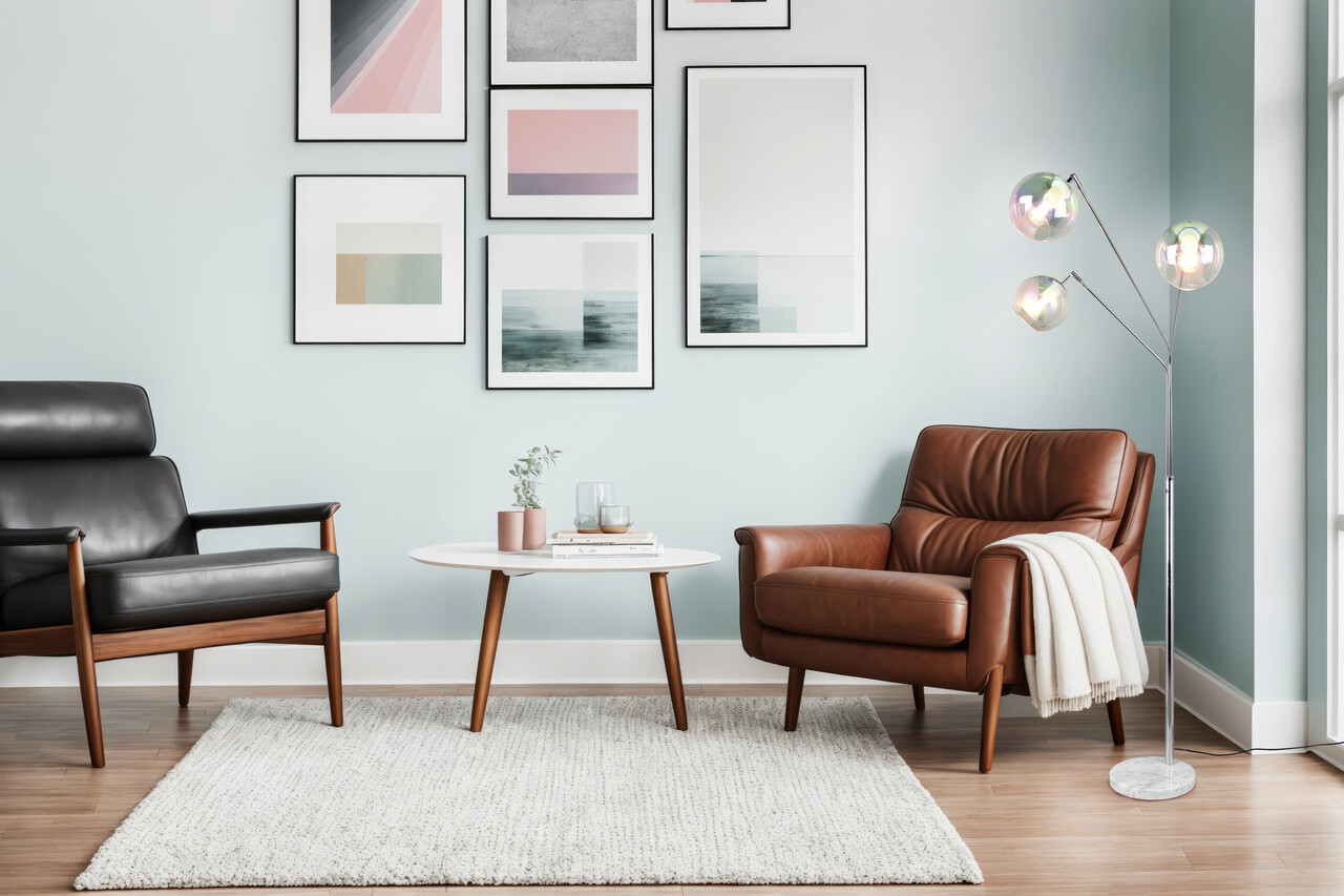 Lampadar Paxton, TRIO, 30x18x200 cm, 10W, 3x E27, metal, argintiu - view 2