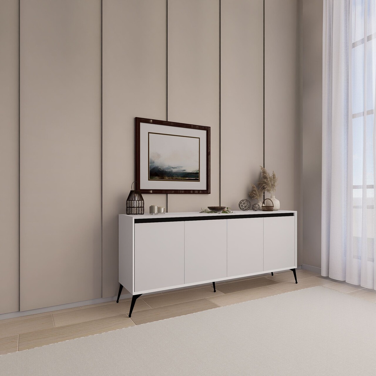 Consola, Miwood, Helen 1600-60, Alb - 3 | YEO