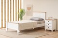 Pat de o persoană, Alfa Design, Uren Modern Country, Stejar alb