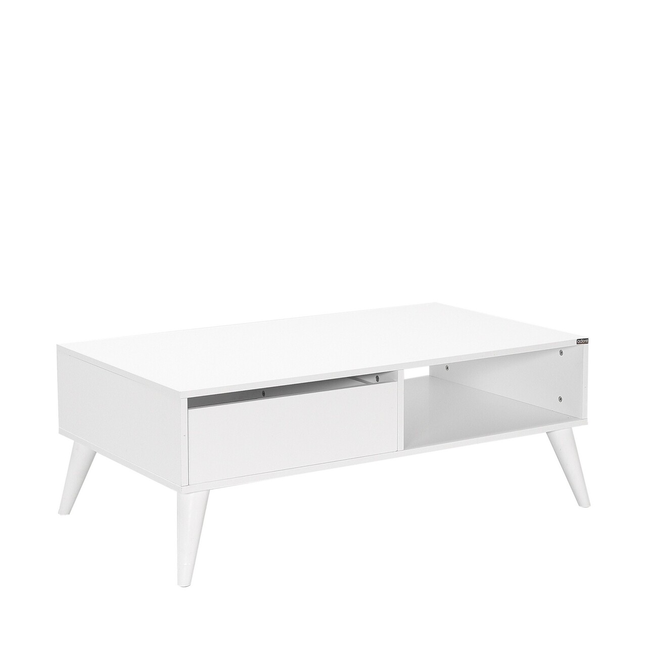 Masuta de cafea, Adore, Shp-655-Dd-1, 110x42x65 cm, PAL, Diamant Alb - 2 | YEO