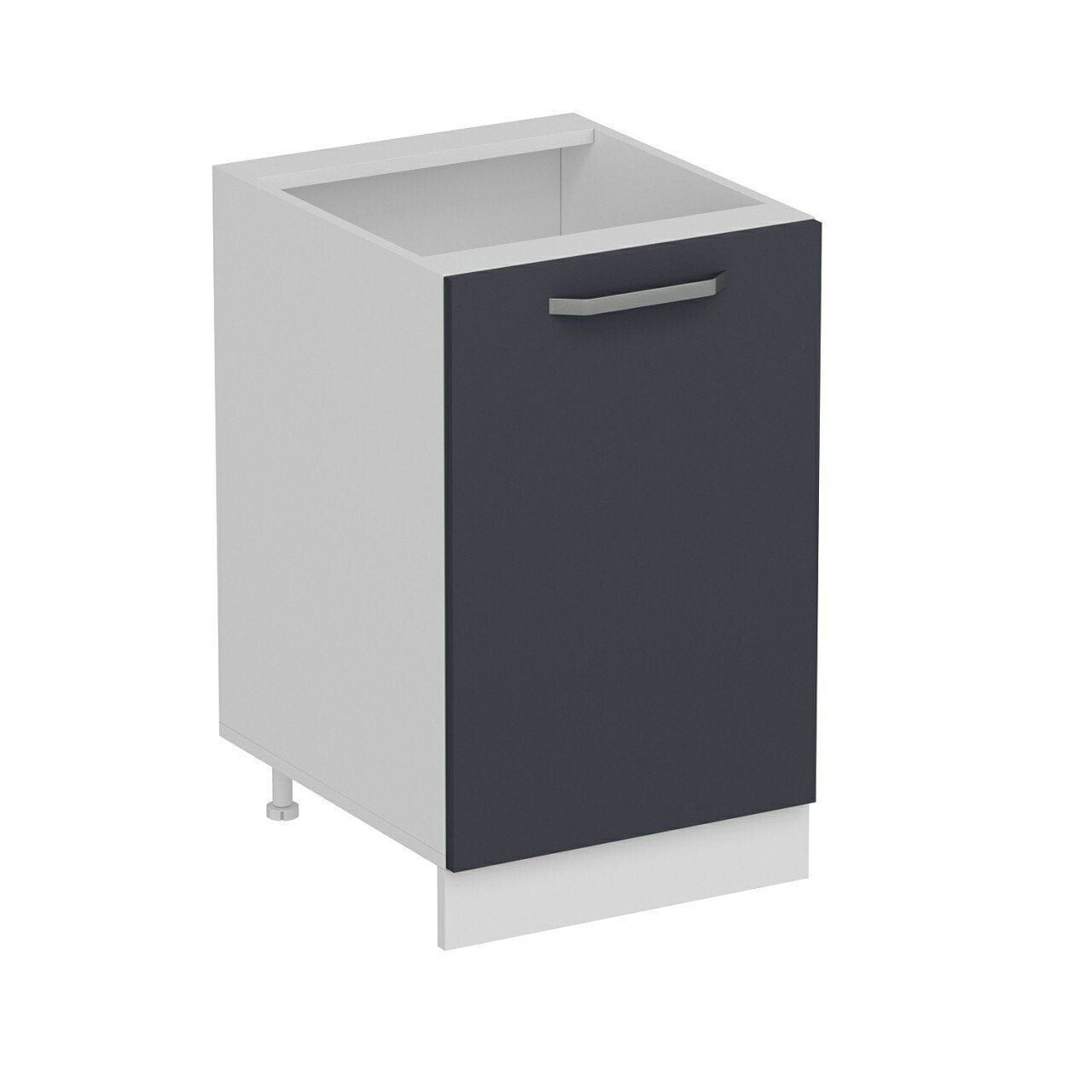 Dulap pentru bucatarie, Hanah Home, Minar, 50x87x58 cm, Alb / Antracit — imaginea 4