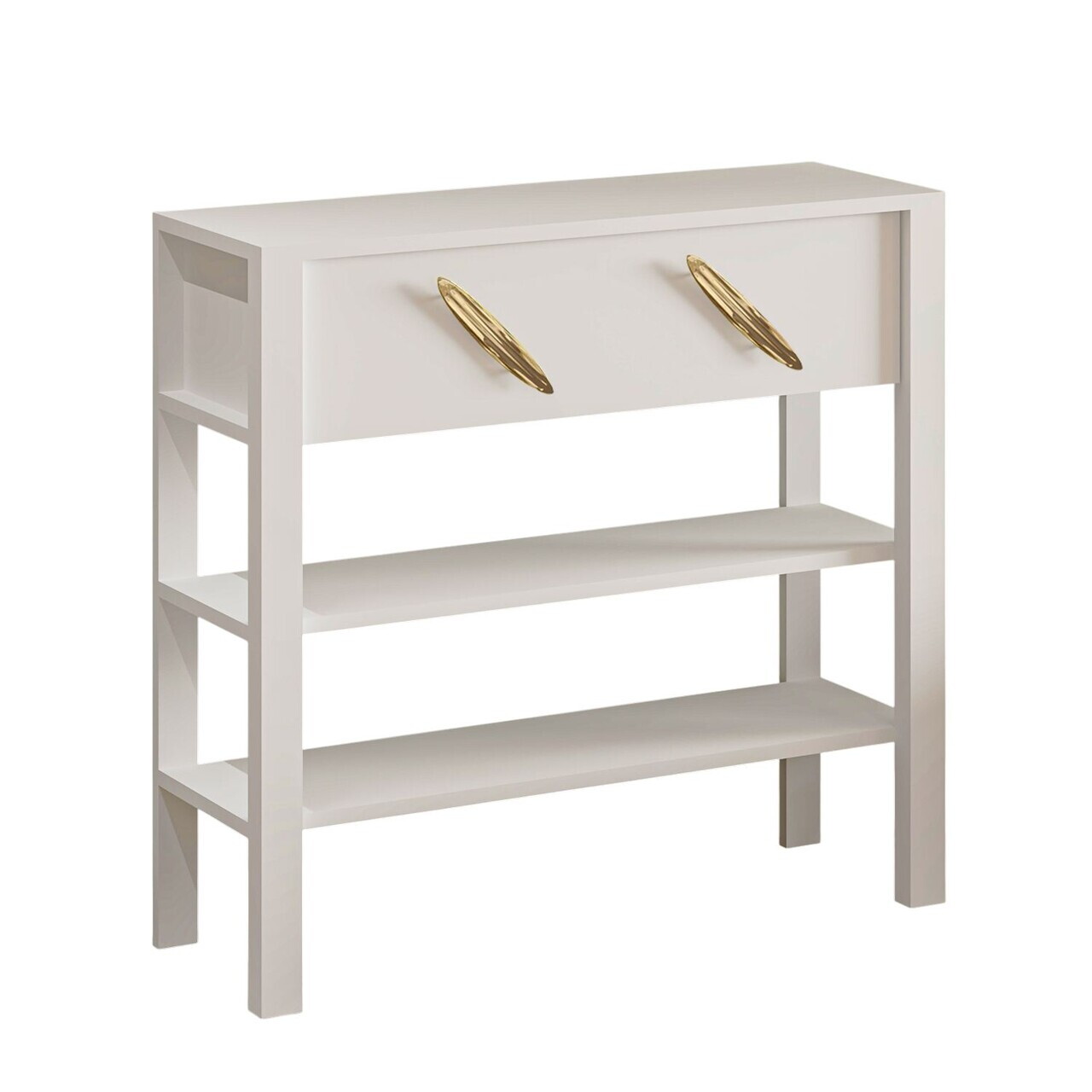 Dulap, Hanah Home, Henric, 90x85x30 cm, PAL, Alb — imaginea 5