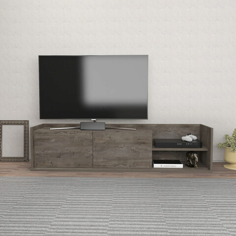 Comoda tv, retricy, krog, 160x35x36.8 cm, pal, wenge