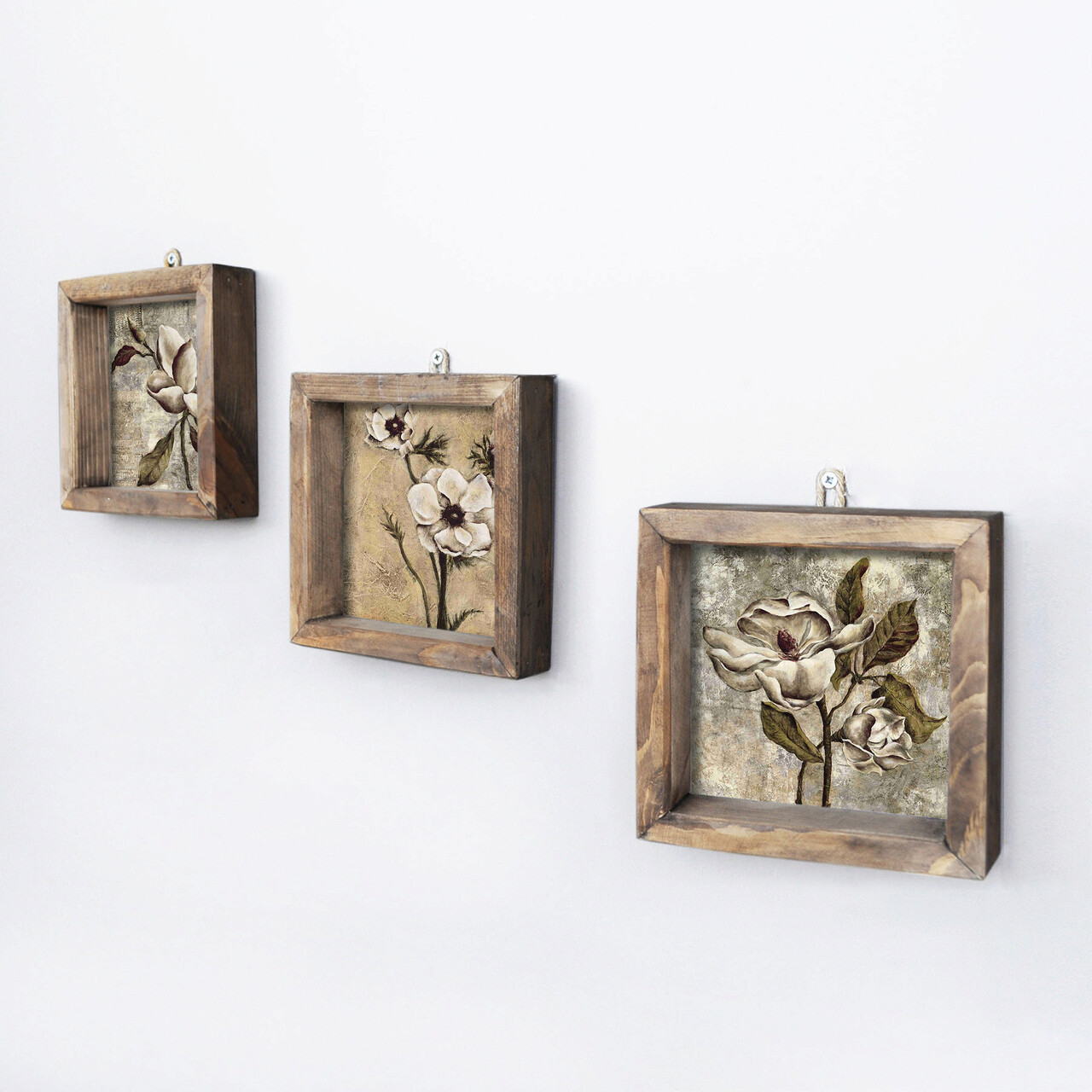 Set 3 tablouri decorative, UKZM002, MDF, Imprimat UV, Multicolor - 1 | YEO