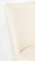 Scaun Beatriz, Bizzotto, 48 x 57 x 88 cm, lemn de stejar/poliester Boucle, natural