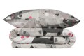 Lenjerie de pat pentru o persoana, Eponj Home, Duvarda Kediler 143EPJ11905, 2 piese, amestec bumbac, multicolor