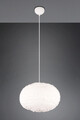 Lustra Furry, RL, 50x150 cm, 10W, 1x E27, plus sintetic, alb