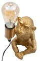 Lampa de masa Monkey, Mauro Ferretti,  1 x E27, 40W, 17x14.5x25 cm, auriu