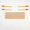Banca, Logg, Khalkeus , 90x45x30 cm, Lemn / Galben