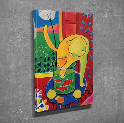Tablou decorativ, dc278, canvas, lemn, multicolor