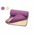 Cuvertura Double Face Alcam, 210 x 220 cm 100% microfibra, mov/crem