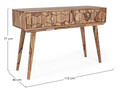Consola Kant, Bizzotto, 113x40x77 cm, lemn de sheesham
