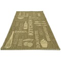 Covor pentru bucatarie Zara Cook, Decorino, 80x150 cm, polipropilena, maro